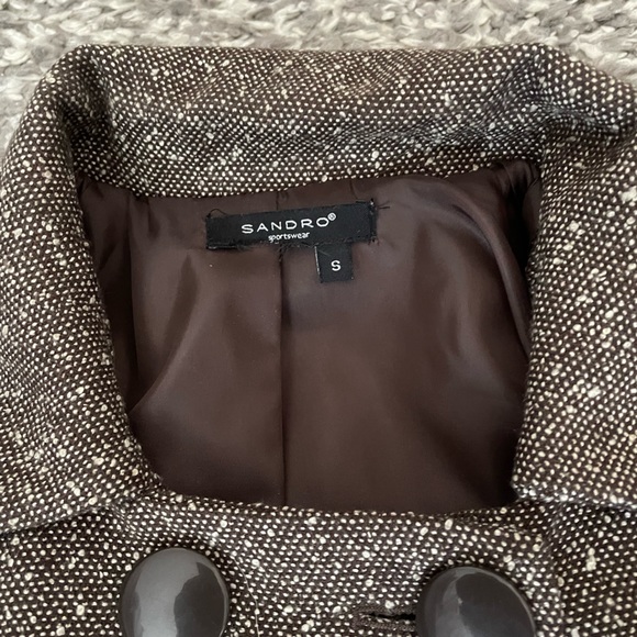 🌸Sandro Sportswear tweed crop jacket - Picture 3 of 5